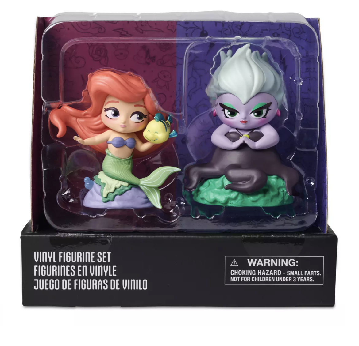 コミック・アニメ Disney Vinyl Collectible Doll Disney D23 Ariel and Ursula Designer Vinyl Figurine Set by