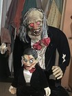 Grandin Road Ventriloquist with dummy no box Retired Halloween Animatronic — photo 4