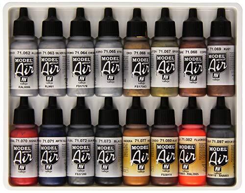 Vallejo Model Air Set - Wwii German (X16 Colours) - Val71179 (l8p)