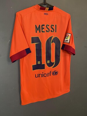 MEN MESSI #10 FC BARCELONA 2014/2015 FOOTBALL SOCCER SHIRT