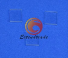 5PCS NEW FUSED SILICA QUARTZ GLASS SHEET 37*37*1MM JGS1 DOUBLE SIDED POLISHING