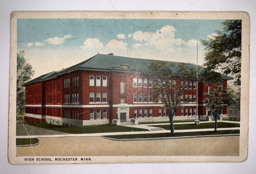 LOT OF 10 Vintage Postcards-Rochester MN Hospitals, Hotels, High School, more - Picture 12 of 15