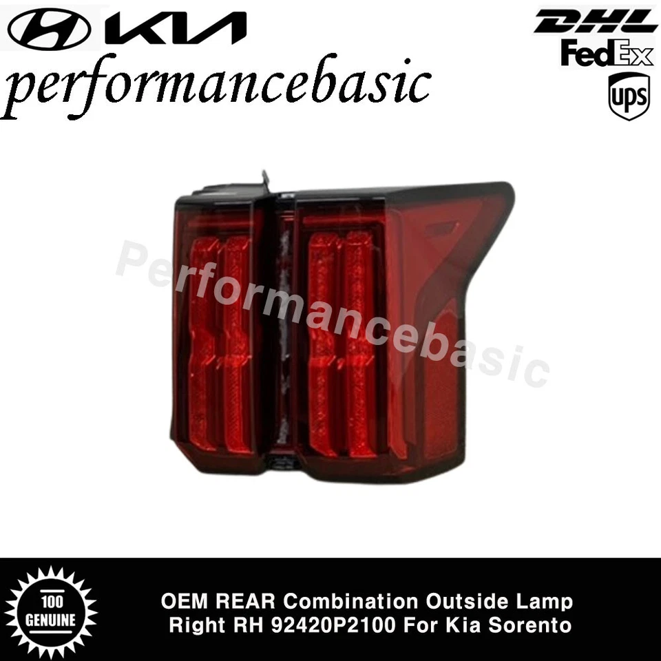 OEM REAR Combination Outside Lamp Right RH 92420P2100 For Kia Sorento - Изображение 3 из 3