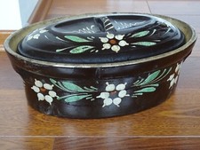 VINTAGE GRANDE CERAMICA TERRACOTTA ALSAZIA SOUFFLENHEIM FRANCIA CIRCA XIX SECOLO