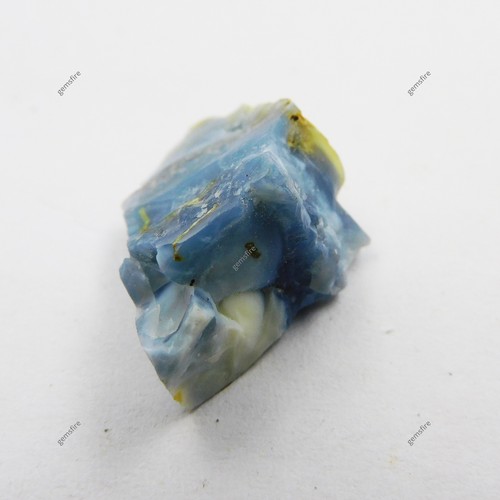 18.90 Ct Uncut Raw Rough Blue Opal Natural CERTIFIED Loose Gemstone - Imagen 4 de 12