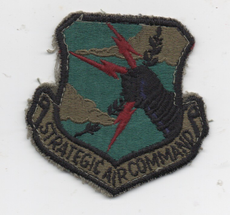 Vintage Military Patch for the Strategic Air Command with Hand