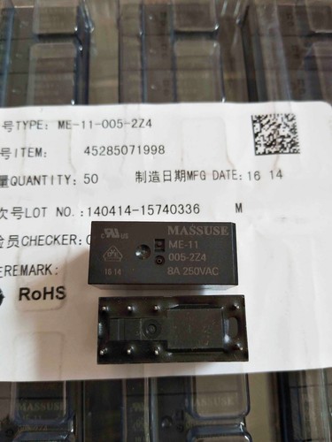 ME-11-005-2Z4 HF115F/005-2ZS4 Power Relay 8A 250VAC 8 Pins x 2PCS NEW ...