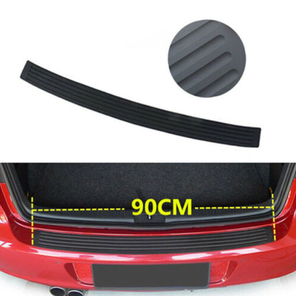 FOR 05-11 Chevy HHR Black Rear Bumper Rubber Pad Kit Trunk Protector Trim. Cover