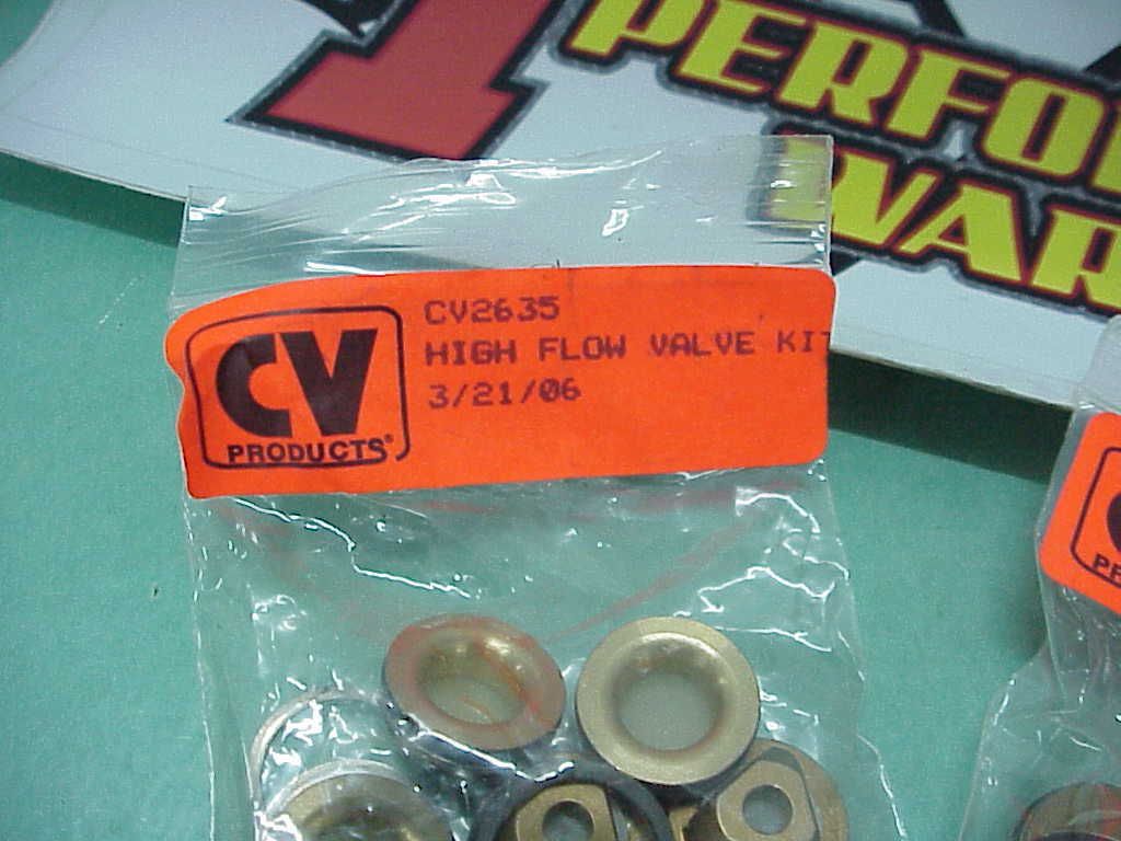 2 NEW CV High Flow Fuel Pump Valve Rebuild Kits CV2635 Mudbog NHRA IMCA