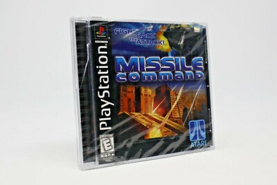 Missile Command - PS1 - Shooter Game - NEW/Sealed - W/ Hang Tag - See Desc