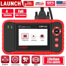 LAUNCH CRP123 OBD2 Scanner ABS SRS Code Reader Scanner Car Diagnostic Tool NEW