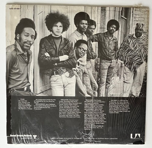 War The World is a Ghetto United Artists Lp Germany Press In Shrink - Picture 2 of 4