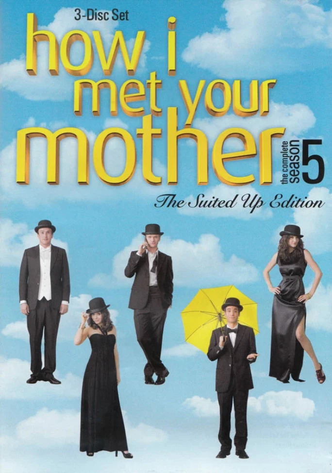How I Met Your Mother Season 5 The Suited Up Edition 3 DVDS FREE SHIPPING