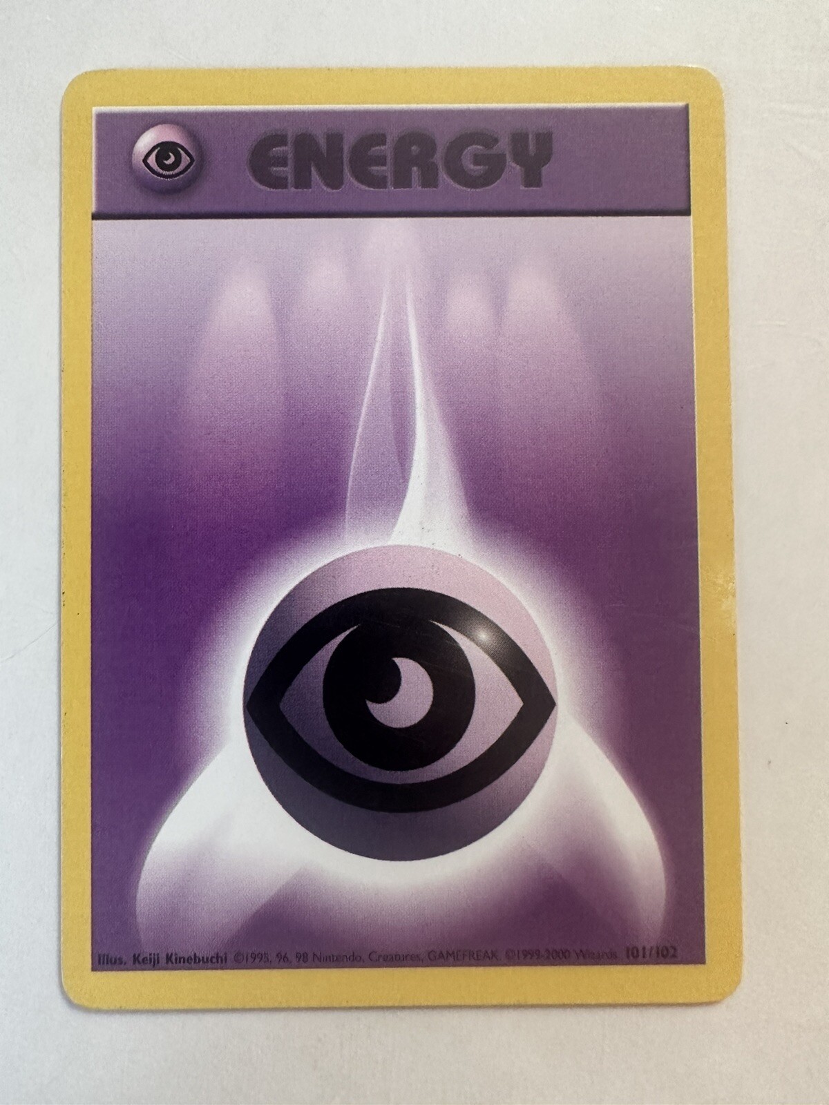 PSYCHIC ENERGY - 101/102 - Base Set - Pokemon Card