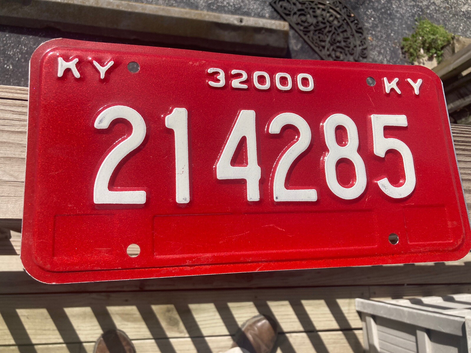KENTUCKY 32000 TRUCK LICENSE PLATE EXPIRED FREE SHIPPING! 243 eBay