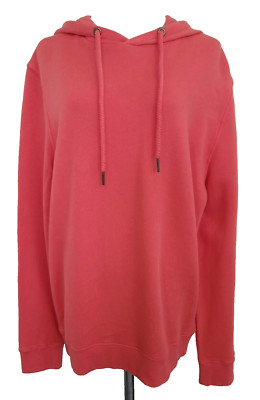 Ragman Damen Hoody Washed Look Rosa Alltag Größe M