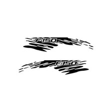 2pcs Car Vinyl Sticker Graphics Side Stripe Decal For Ford F-150 Splash Decor