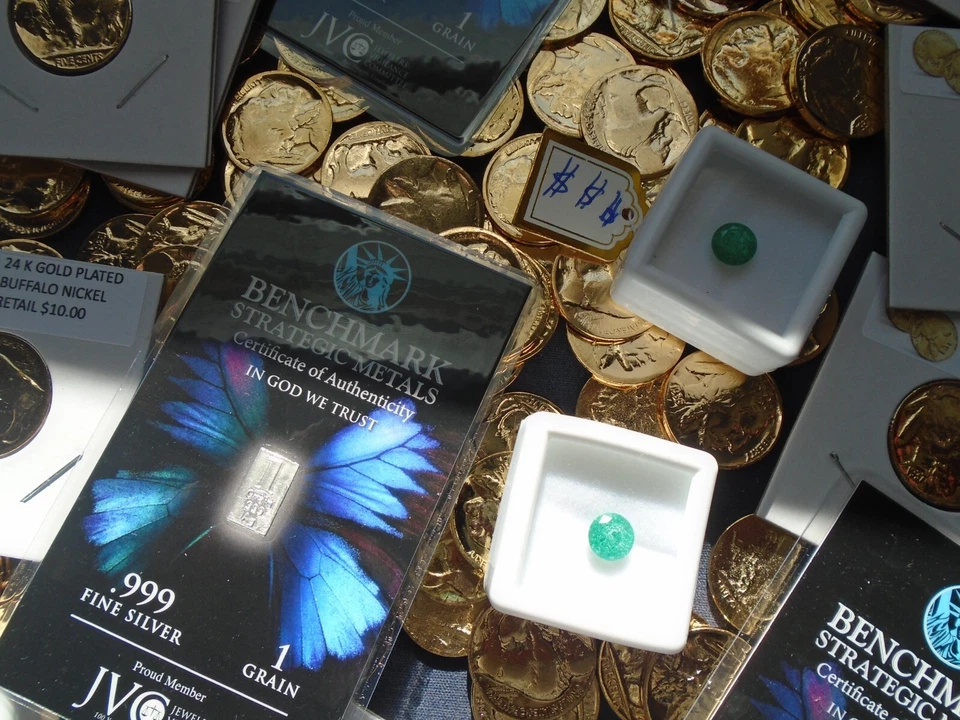 Lote inmobiliario venta monedas de Estados Unidos ~ PLATA ~ ORO, MONEDAS, ESMERALDAS - 10 PIEZAS. LOTES-INVIERTE AHORA Foto 4 de 4