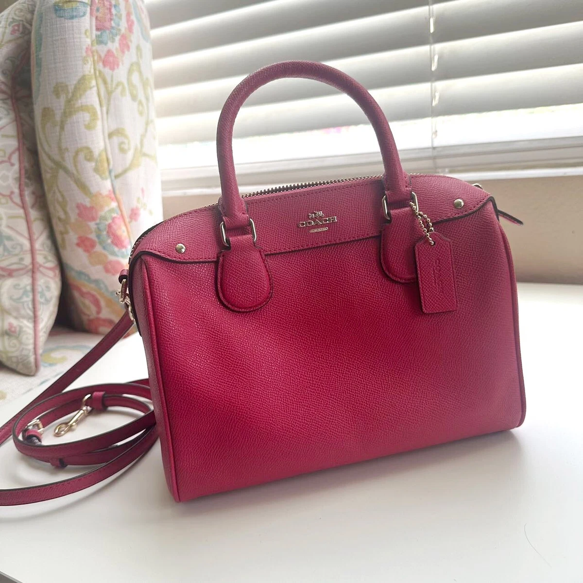 coach mini bennett pink