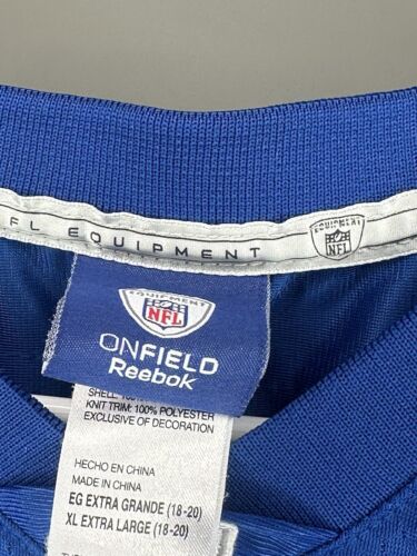 Reebok Authentic NFL Indianapolis Colts Dallas Clark #44 Stitch Jersey Youth XL - Picture 3 of 5
