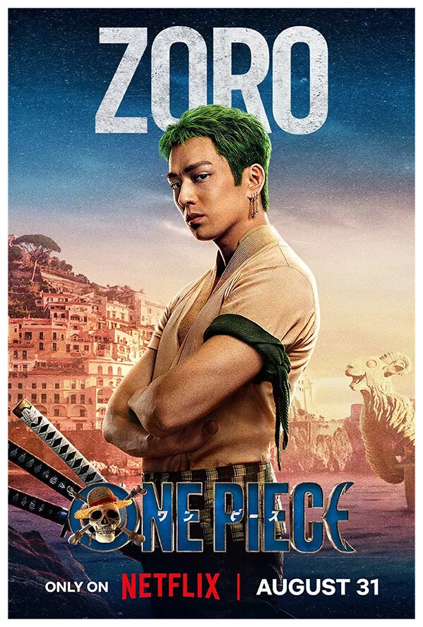 Zoro One Piece Netflix Live Action Poster print