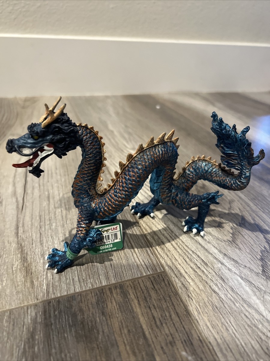 Safari Ltd Krystal Blue Dragon Toy Figure #Q60438 Chinese