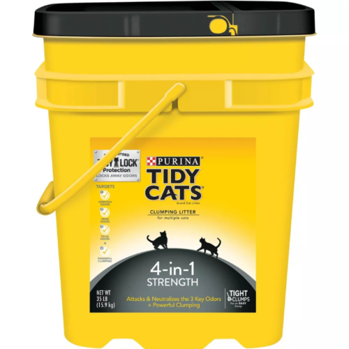 Purina Tidy Cats 4-in-1 Strength Clumping and Low Dust Scoop Cat & Kitty Litter