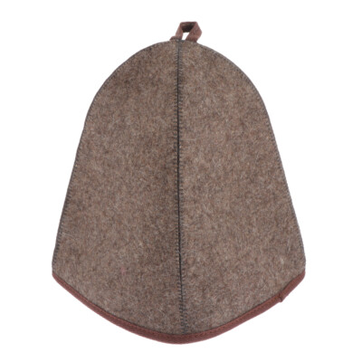 Stylish Sauna Hat For Women And Men - Wool Sauna Hat With Bag - Eco-Friendly Insulating Hats For Spa, Steam Room, Banya, Bathhouse, Comfortable, Breathable, Handfinished, One Size Fits All