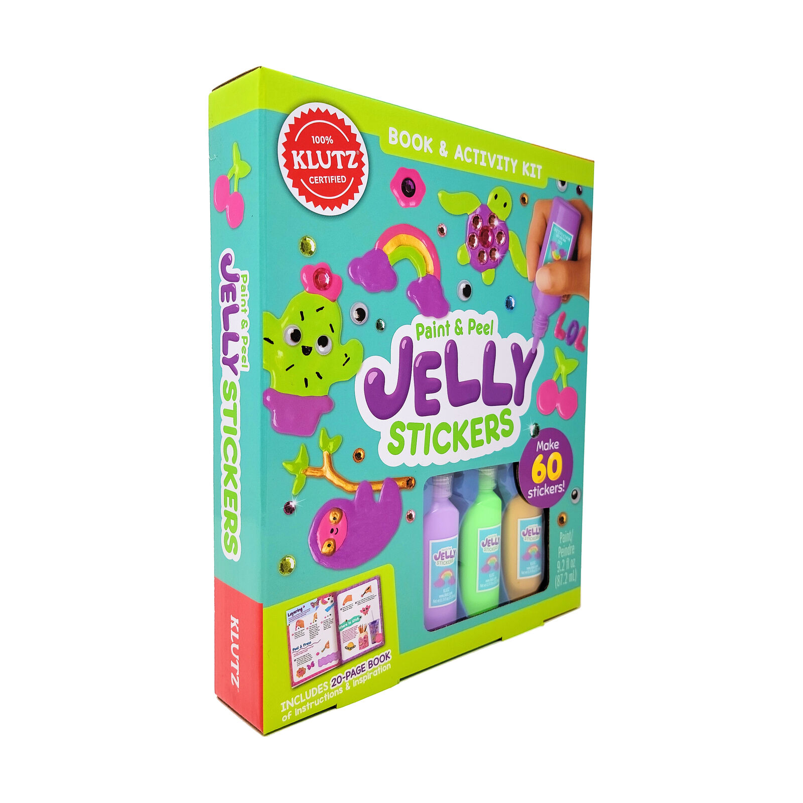 Klutz Paint & Peel Jelly Stickers - Best Arts & Crafts for Ages 6 to 7