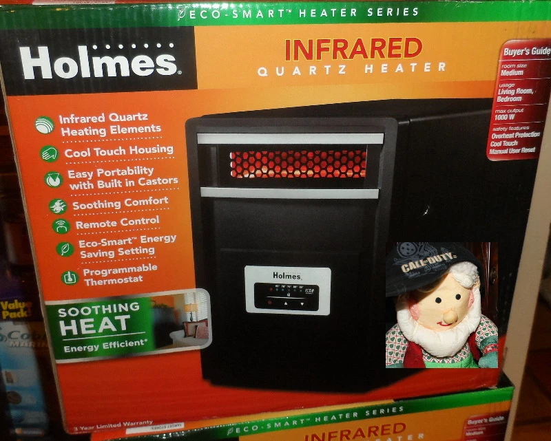 HOLMES Programmable Infrared Quartz Heater HRH6403ERE Console Remote  Control NEW | eBay