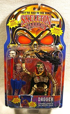 Vintage   1994 Playmates   Skeleton Warriors   DAGGER Figure   L@@K!