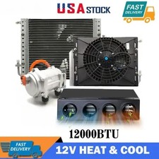 12v Underdash Heatcool Air Conditioner Universal Electric Ac Unit For Car Van 12v Underdash Heatcool Air Conditioner Universal Electric Ac Unit For Car Van