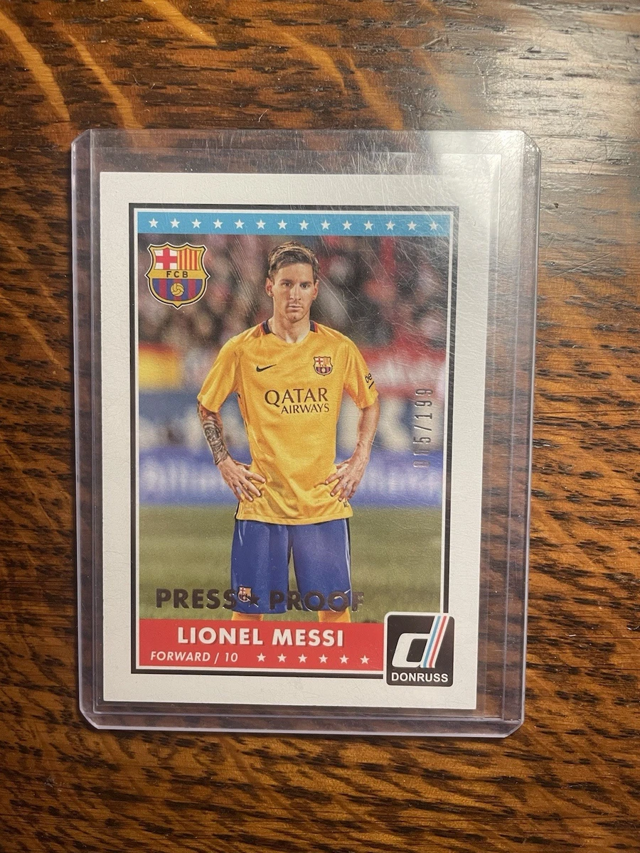 2015 Panini Donruss Lionel Messi #68 for sale | eBay
