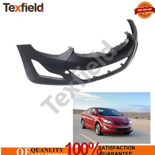 Primed Front Bumper Cover Fit 2014-2016 Hyundai Elantra Korea Built HY1000204
