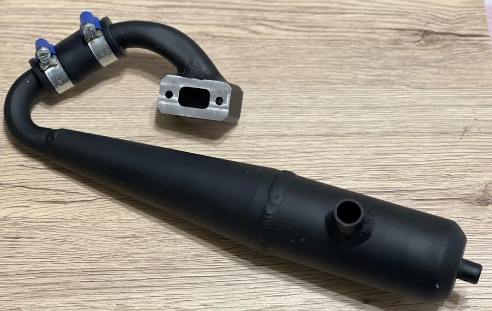 COMPLETE EXHAUST SYSTEM For Smartech Carson FG 1/5 RC ONROAD CARS 535 WHEELBASE - Image 4 of 4