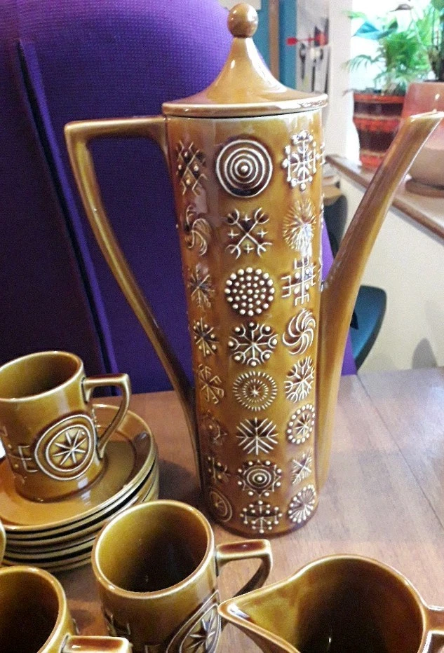 Portmeirion Totem By Susan Williams-Ellis 1960's 16 Piece Coffee Set Gb20 - Image 3 of 4