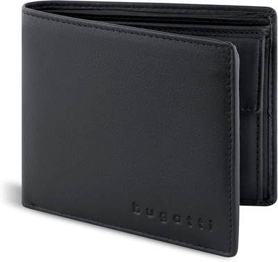 bugatti Lima Geldbörse Herren Leder Schwarz RFID Schutz Portemonnaie