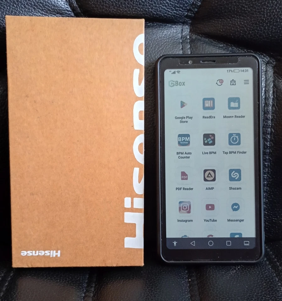 Lecteur Android couleur E-In Hisense A5 PRO CC 6 Go/128 Go Google Play, en boîte - Photo 1/4