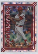 2023 Panini Donruss Dominators Silver 124/349 Lou Brock #D7 HOF 11nq