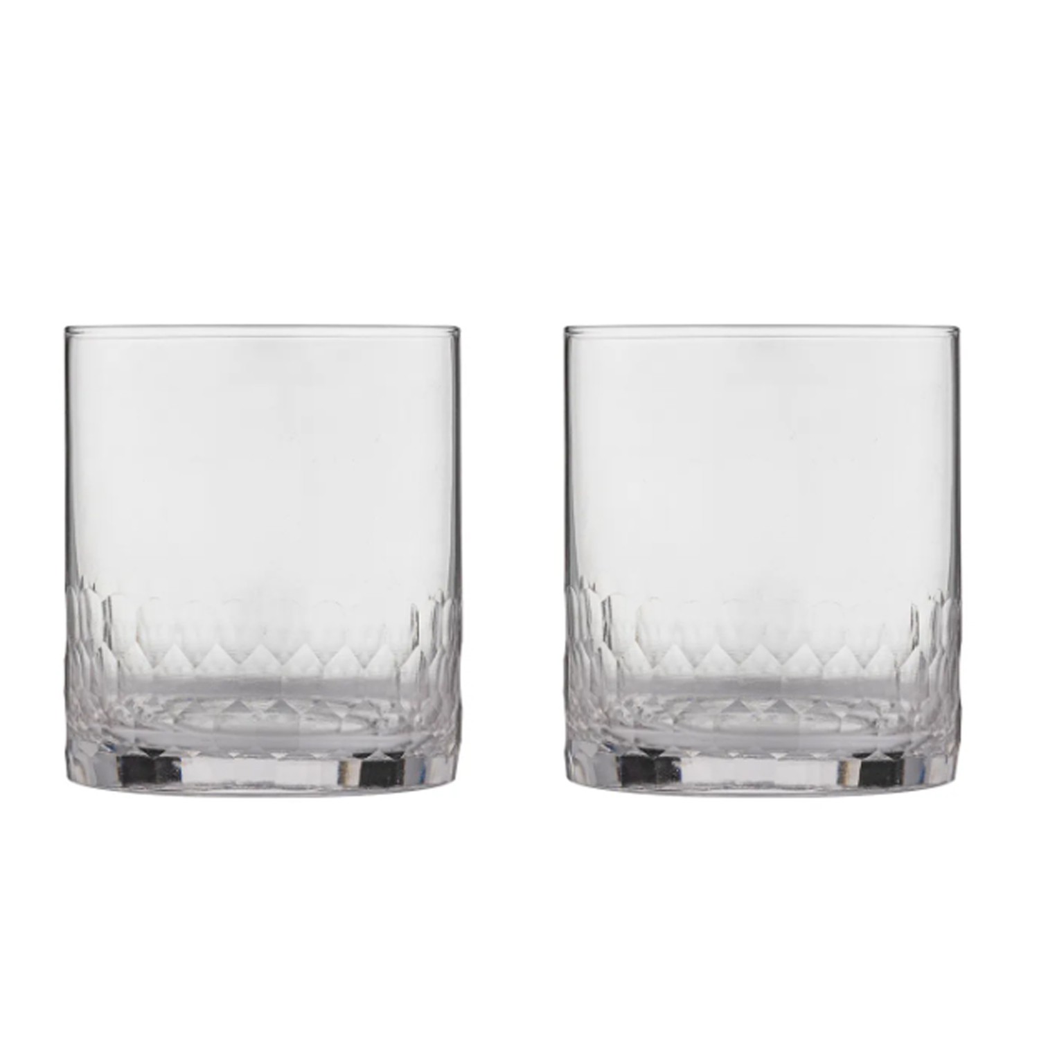 Tumbler Mixer Glasses 2Pcs Set Pisa Cocktail Glass Drinkware Glassware 370ml Bar