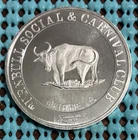 1967 TURNBULL Social & Carnival Club .999 FINE SILVER Mardi Gras Doubloon