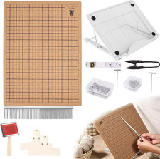 108 Pcs Complete Macrame Supplies with 12&times;16 Inch Macrame Board, Double Sided