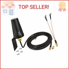 Bingfu Cellular 4g LTE SMA Antenna - with TS9 Splitter Cable - Compatible with V