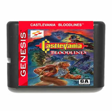 Konami Castlevania: Bloodlines Sega Genesis Video Game Cartridge GA