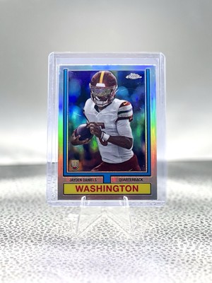 2024 Topps Chrome - 1974 Topps Football Jayden Daniels #74TF-2 Refractor (RC)