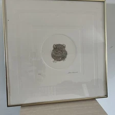 Juan Ricardo - limited, signed intaglio etching "Patient Mouse". WA-8