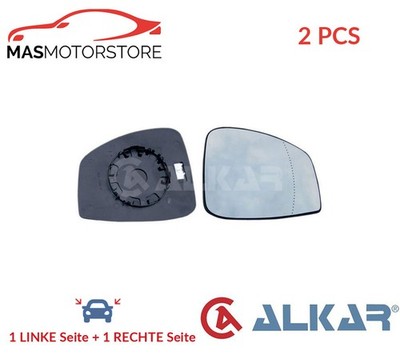 AUßENSPIEGEL SPIEGELGLAS PAAR ALKAR 6432233 2PCS A NEU OE QUALITÄT