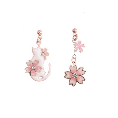 MIKAMU Cat Earrings for Women Popular Highest Quality Zirconia 18K 18K Gold