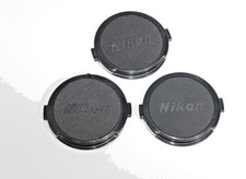 NIKON 52MM VINTAGE FRONT LENS CAPS SET OF 3 2