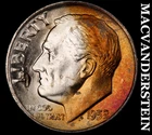 1952-D Silver Roosevelt Dime - Choice Gem Brilliant Unc  Super Color  #K2684